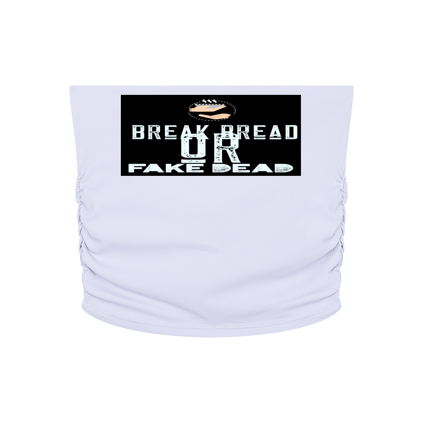 Bb fd Women’s Ruched Cropped Yoga Tube Top
